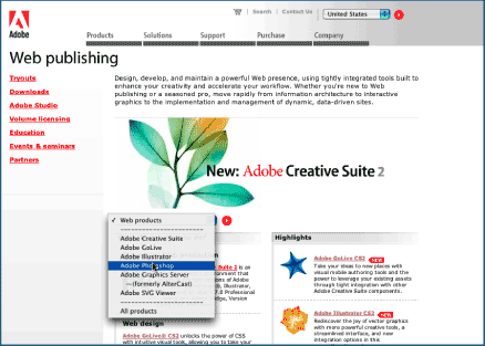 Figure 9.5: Adobe screenshot